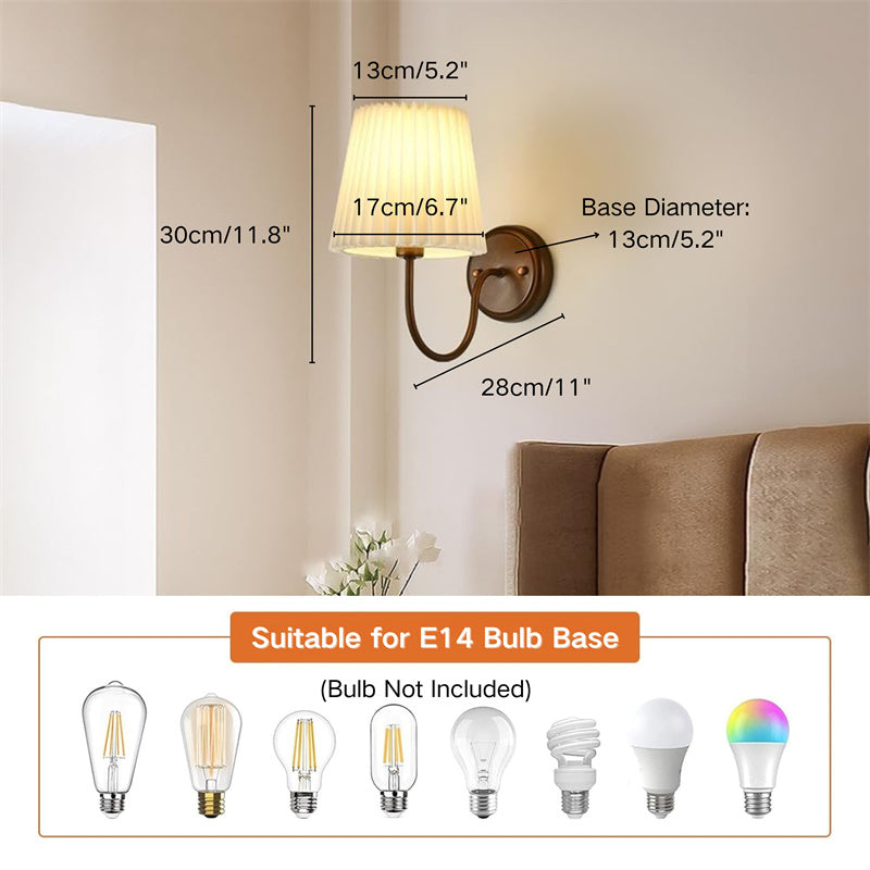 vusella Vintage Metal Wall Lights