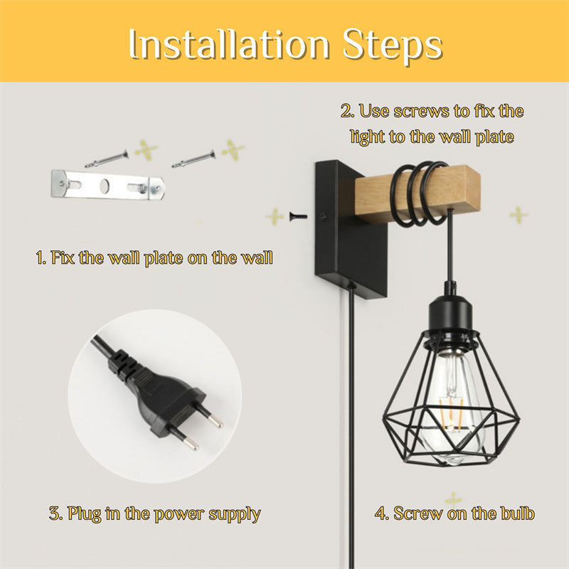 vusella Vintage Industrial Plug